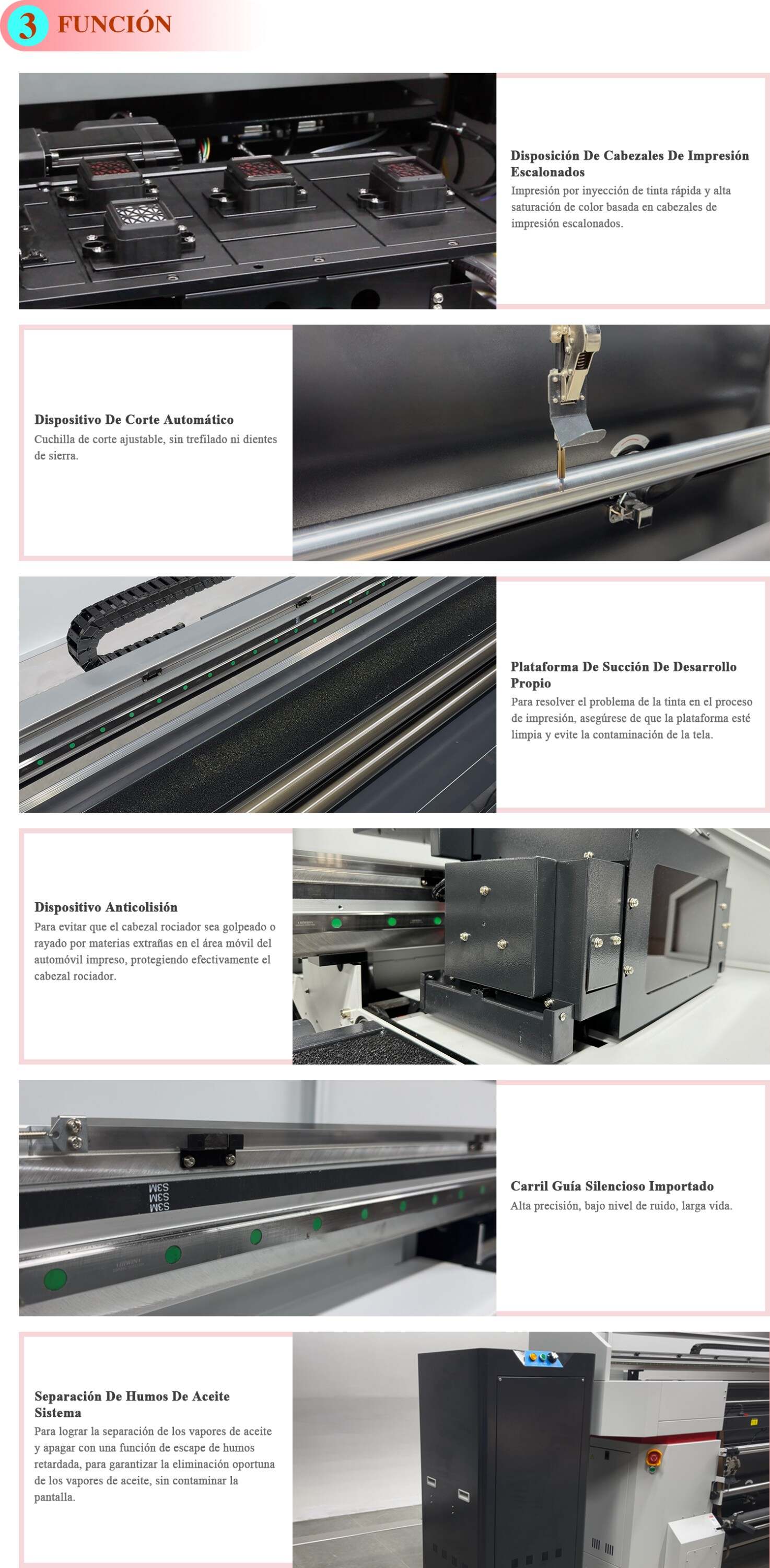 Características de la impresora directa a tela MT-TXI3200 TXI3200_Spanish_06